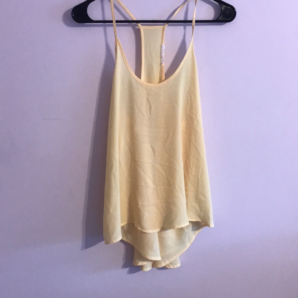 Yellow tank top